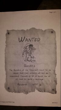 Wanted Poster - Bandits